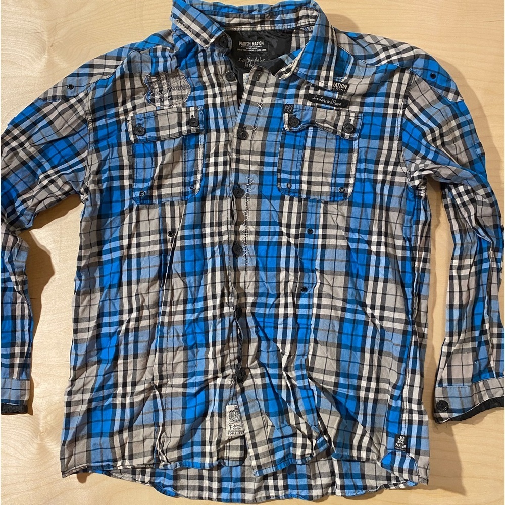 Parish Nation button Up Shirt 3 XL (CZ)